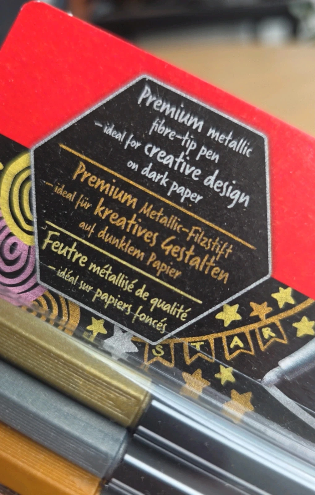 2 sets of 3 Stabilo Pen 68 metallic felt-tip pens – photo 5